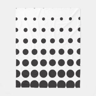 Couverture Polaire Halftone pattern dot modern retro