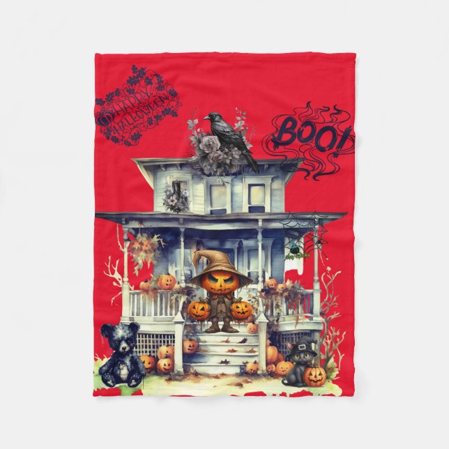 Couverture Polaire Halloween (Devant)