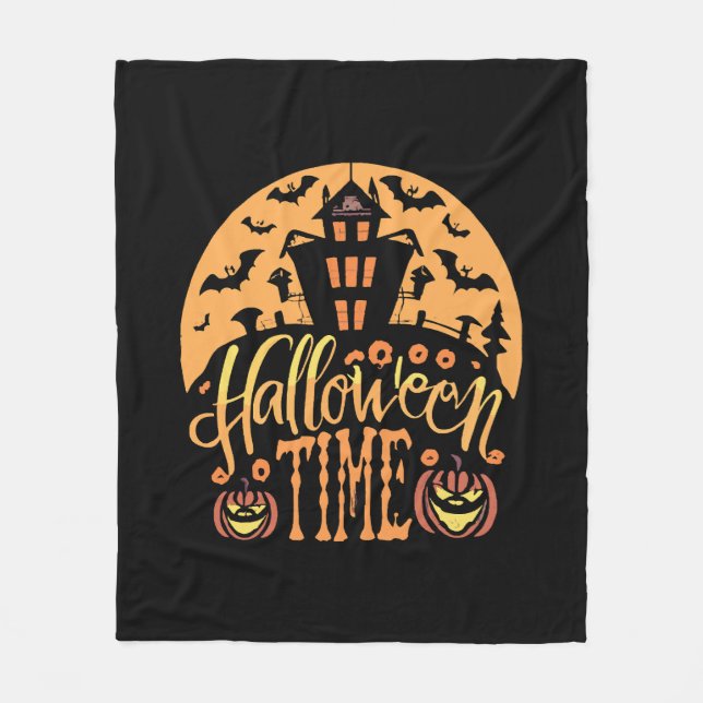 Couverture Polaire Halloween (Devant)