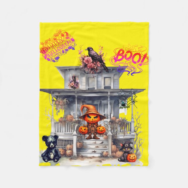 Couverture Polaire Halloween (Devant)