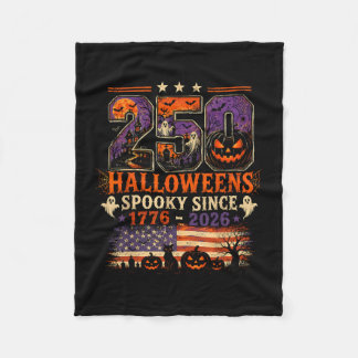 Couverture Polaire Halloween 250e anniversaire d'Amérique effrayant d