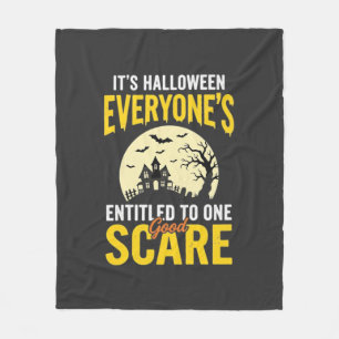 Couverture Polaire Halloween à tous droit à une conception de frayeur
