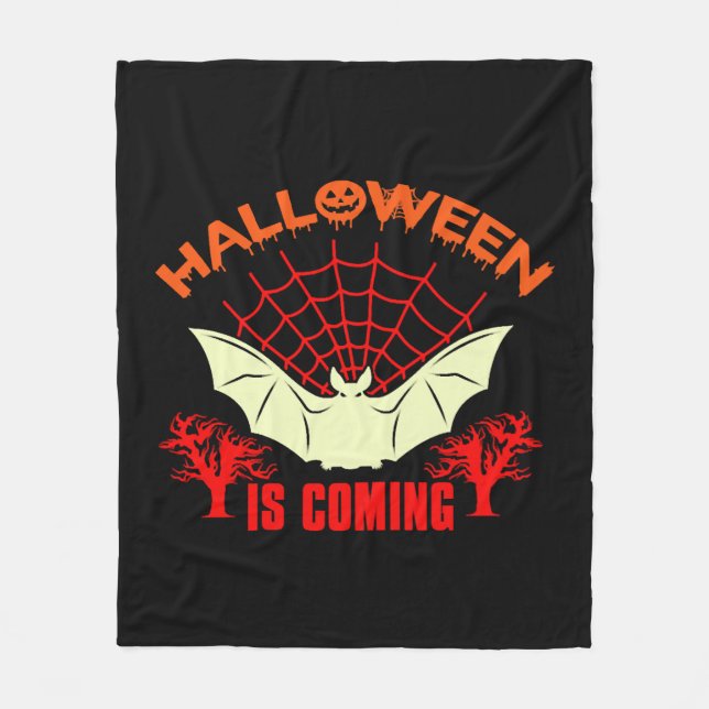 Couverture Polaire Halloween à venir Halloween 2021 (Devant)