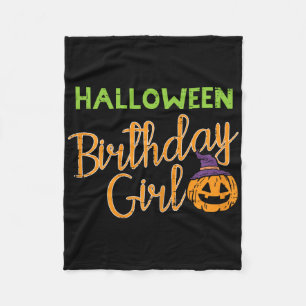 Couverture Polaire Halloween Anniversaire Fille Anniversaire Costume
