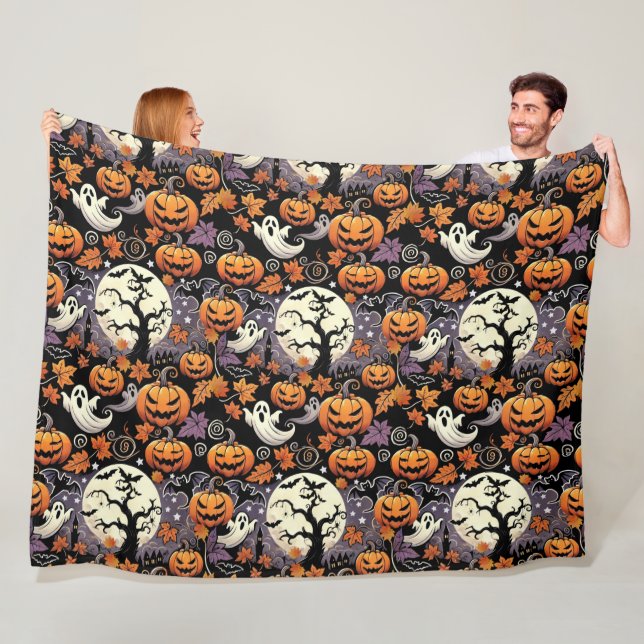 Couverture Polaire Halloween/Automne/Automne (En situation)