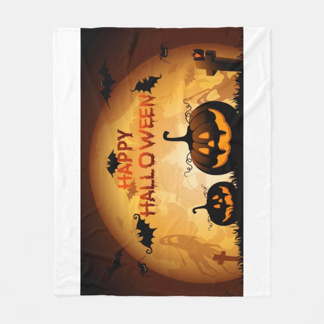 Couverture Polaire Halloween  blankets (Devant)
