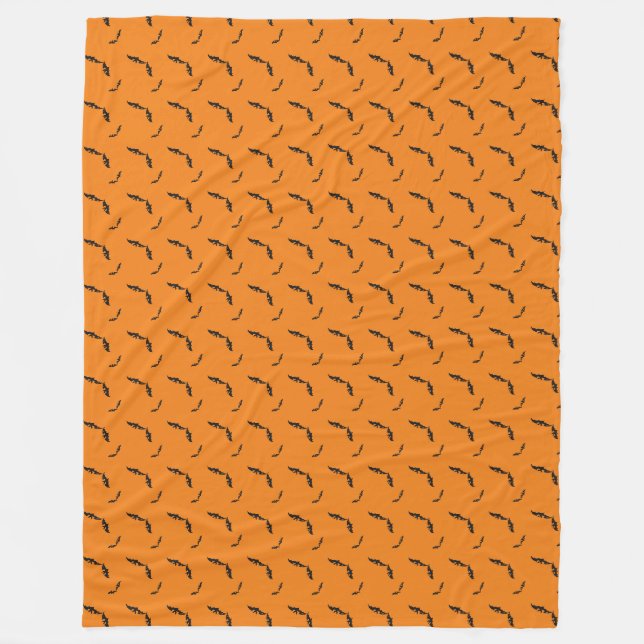 Couverture polaire Halloween/chapeau de chauve-sou (Devant)