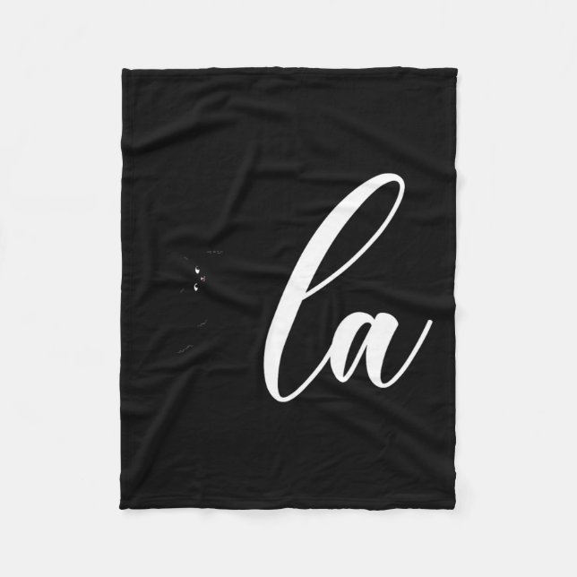 Couverture Polaire Halloween Chat Noir Comma La 2024 Kamala Har (Devant)