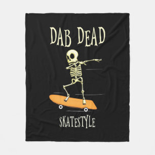 Couverture Polaire Halloween Dabbing Skatestyle