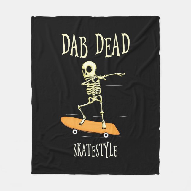 Couverture Polaire Halloween Dabbing Skatestyle (Devant)