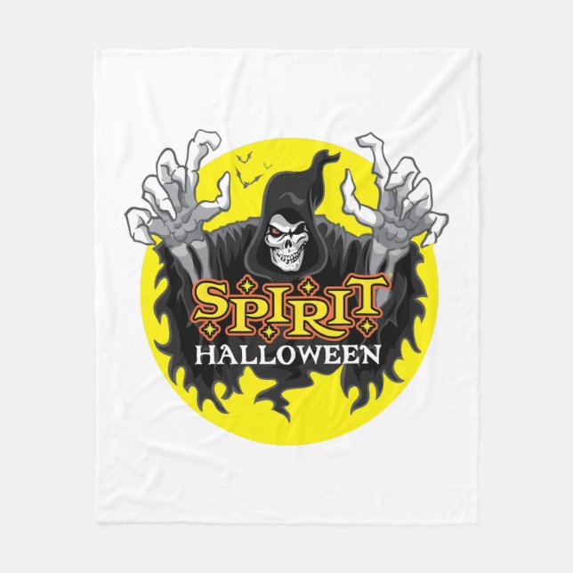 Couverture Polaire Halloween de l'esprit (Devant)