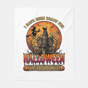 Couverture Polaire Halloween Depuis Dernière Maison Hantée Sorcière V