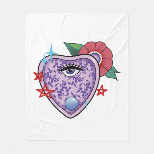 Couverture Polaire Halloween des yeux