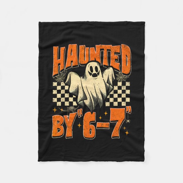 Couverture Polaire Halloween effrayant 67 Six Sept Meme 1 (10)  (Devant)