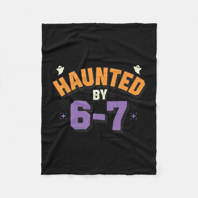 Couverture Polaire Halloween effrayant 67 Six Seven Meme 1 (15)  (Devant)