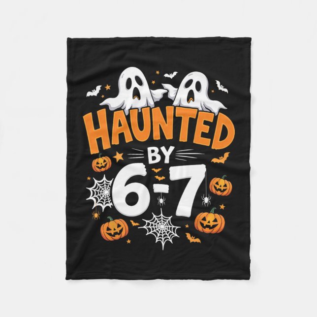 Couverture Polaire Halloween effrayant 67 Six Seven Meme 1 (20)  (Devant)