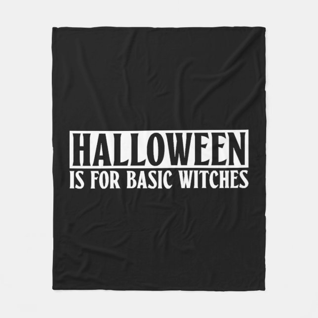 Couverture Polaire Halloween est pour sorcières de base - Goth Hallow (Devant)
