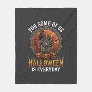 Couverture Polaire Halloween est tous les jours Monstre Main Pierre T