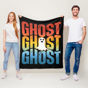 COUVERTURE POLAIRE HALLOWEEN GHOST GHOST GHOST