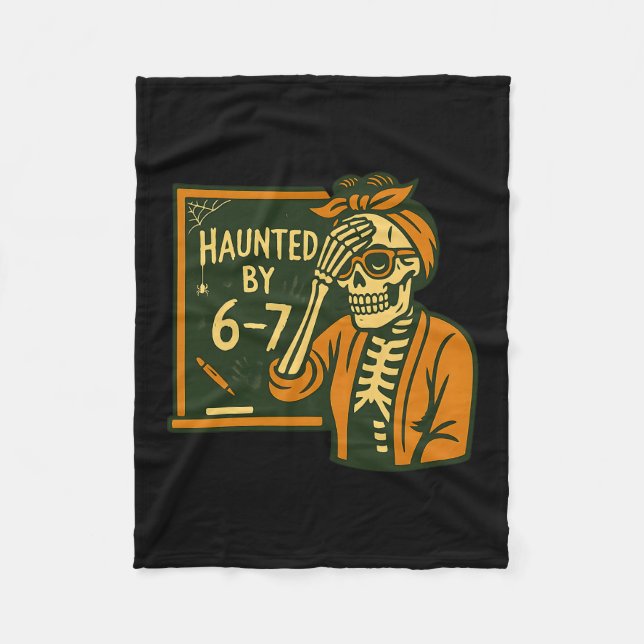 Couverture Polaire Halloween Haunted 67 Six Seven Meme 1 (14)  (Devant)