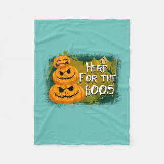Couverture Polaire Halloween Here