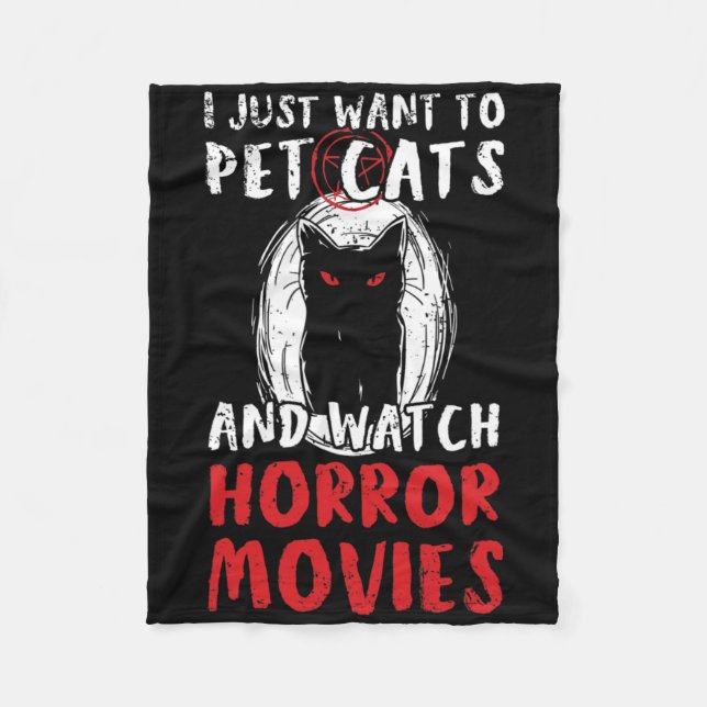 Couverture Polaire Halloween Horror Movie Design Pour Un Ventilateur  (Devant)