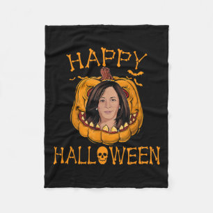 Couverture Polaire Halloween Kamala Harris Funny Noël 2023 Pumpk