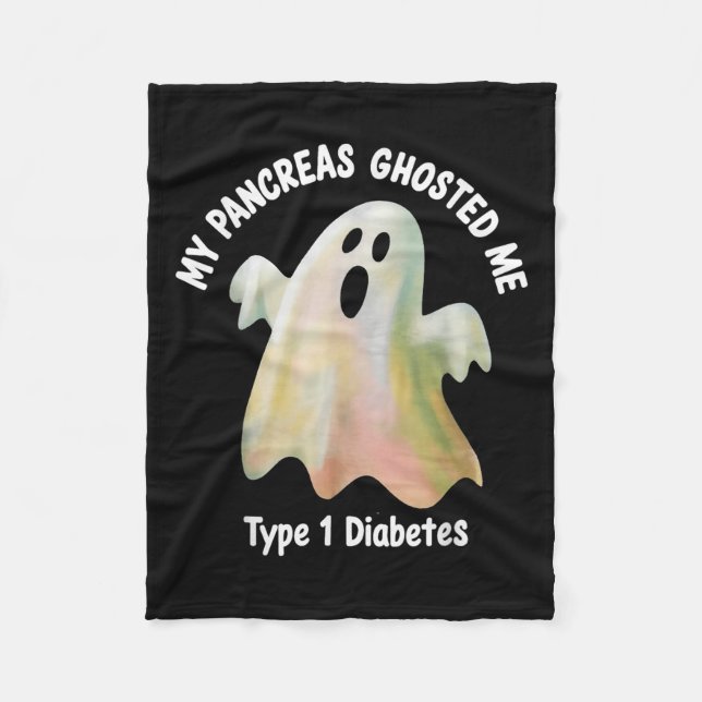 Couverture Polaire Halloween My Pancreas Ghosted Me Diabetes Boys &am (Devant)