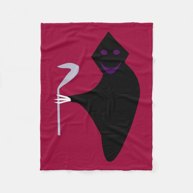 Couverture polaire Halloween Reaper Grim (Devant)