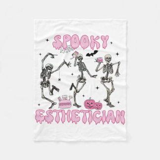 Couverture Polaire Halloween squelette Thérapie de la peau Esthétique
