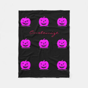 Couverture Polaire Halloween Thunder_Cove de Jack rose olantern