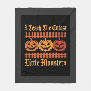Couverture Polaire Halloween Trick Or Treat Petits Monstres Citrouill