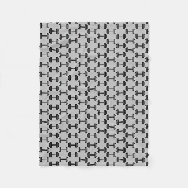 Couverture Polaire haltère (Devant)