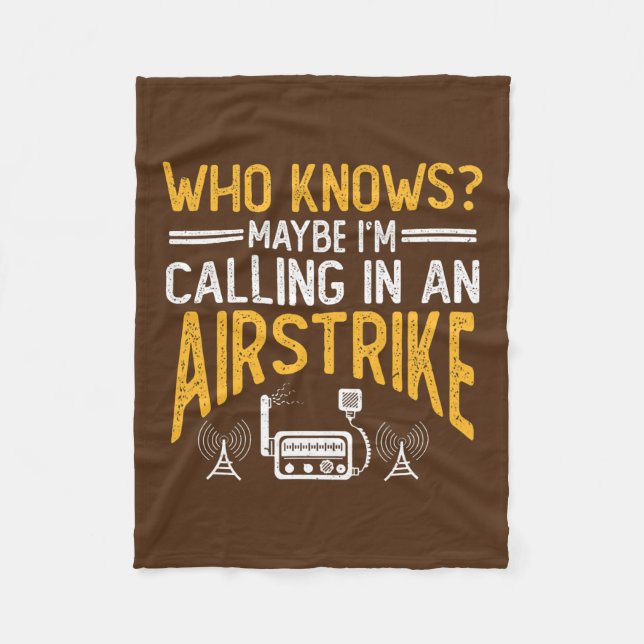 Couverture Polaire Ham Radio Gear Design Ham Opérateur de jambon Radi (Devant)