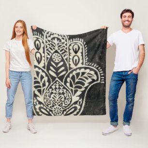 Couverture Polaire Hamsa de nuit