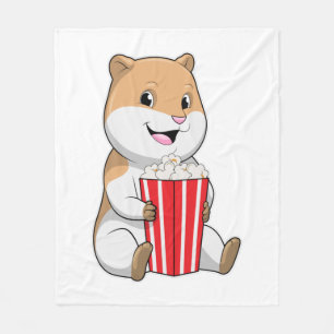 Couverture Polaire Hamster au cône de Popcorn