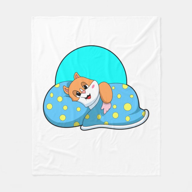 Couverture Polaire Hamster au coucher avec couverture.PNG (Devant)