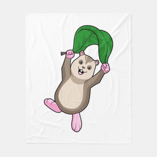 Couverture Polaire Hamster avec parachute (Devant)