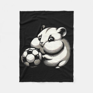 Couverture Polaire Hamster Rond Avec Ll Dessin Animé Kawaii