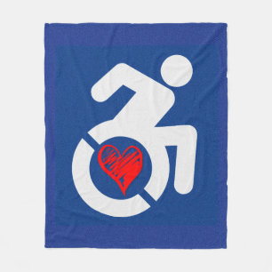 Couverture Polaire Handicapé de l'amour