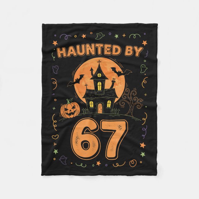 Couverture Polaire Hanté par 67 drôles d'Halloween  (Devant)