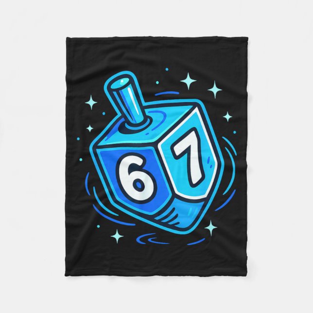 Couverture Polaire Hanukkah 67 Meme Chanukah Jewish Men Women Kids  (Devant)