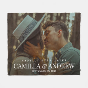 Couverture Polaire Happily Ever After Photo Wedding