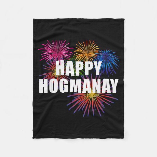Couverture Polaire Happy Hogmanay Scotland New Years Eve Womens Top  (Devant)