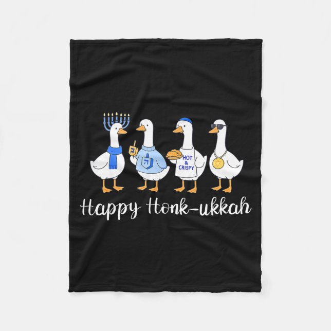 Couverture Polaire Happy Honkukkah Hanukkah Funny Chanukah Jewish Fes (Devant)