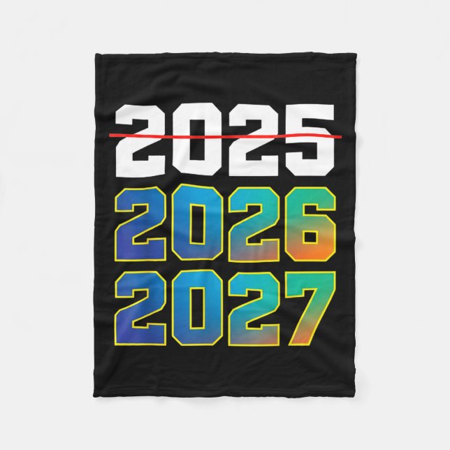 Couverture Polaire Happy New Year 2026 Coming Soon 2027 Funny 67 Meme (Devant)