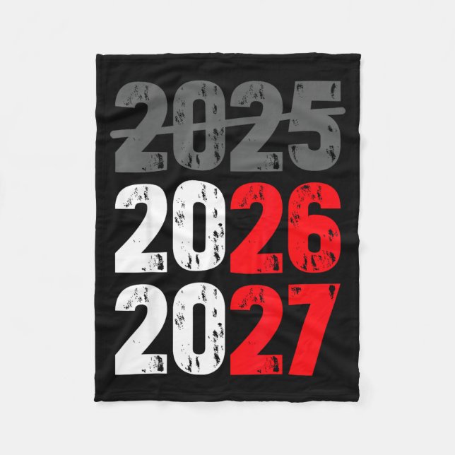 Couverture Polaire Happy New Year 2026 Coming Soon 2027 Funny 67 Meme (Devant)