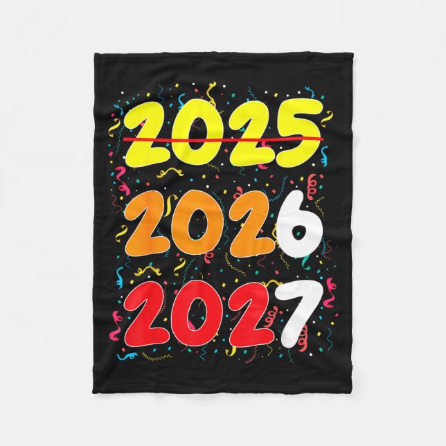 Couverture Polaire Happy New Year 2026 Coming Soon 2027 Funny 67 Meme (Devant)