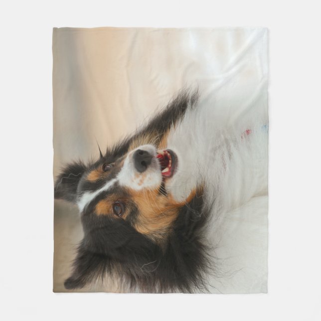 Couverture Polaire Happy Shelty Baby Blanket (Devant)