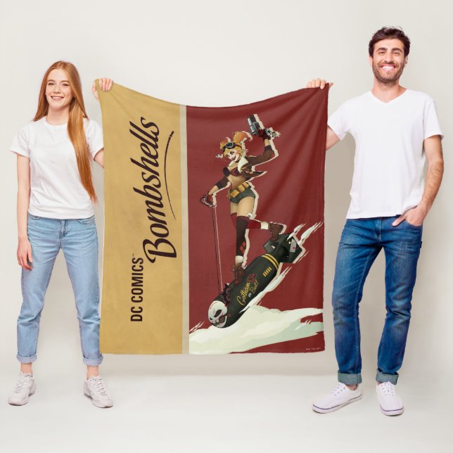 Couverture Polaire Harley Quinn Bombshells Pinup (En situation)